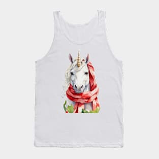 Christmas unicorn Tank Top